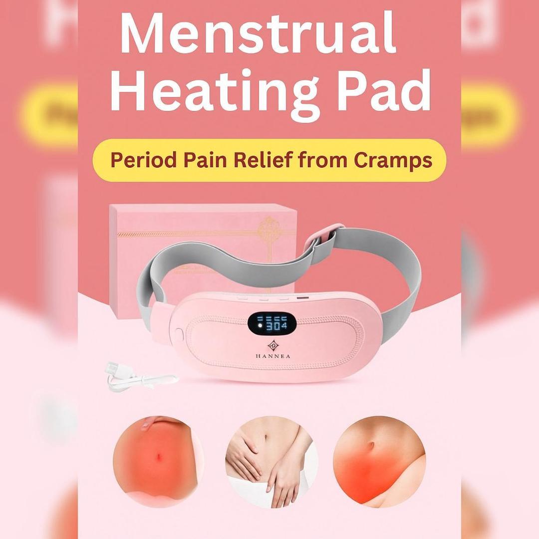 Portable Electric Period Cramp Heating Belt Pink TrendyHut