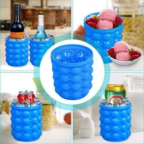 Ice Cube Maker 120 Cubes Double Chamber Silicone