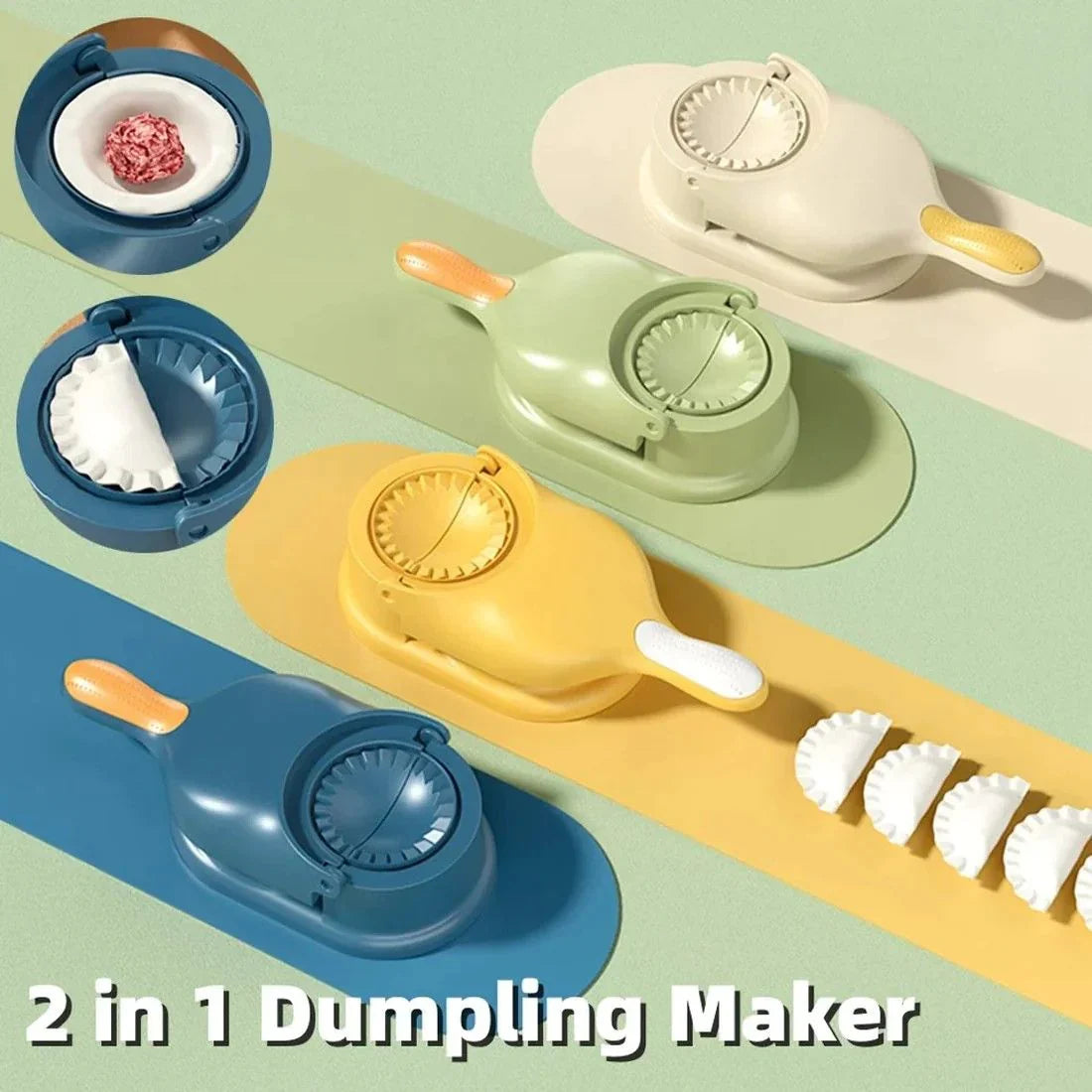 2 in 1 Dumpling and Samosa Press, Momo Maker, Gujiya Maker Machine