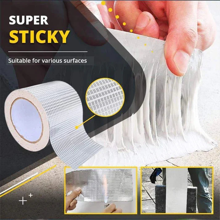 Aluminum Foil Butyl Rubber Waterproof Tape – Self Adhesive Leakage Seal TrendyHut