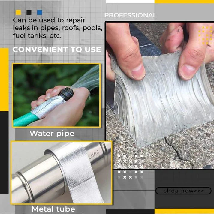 Aluminum Foil Butyl Rubber Waterproof Tape – Self Adhesive Leakage Seal TrendyHut