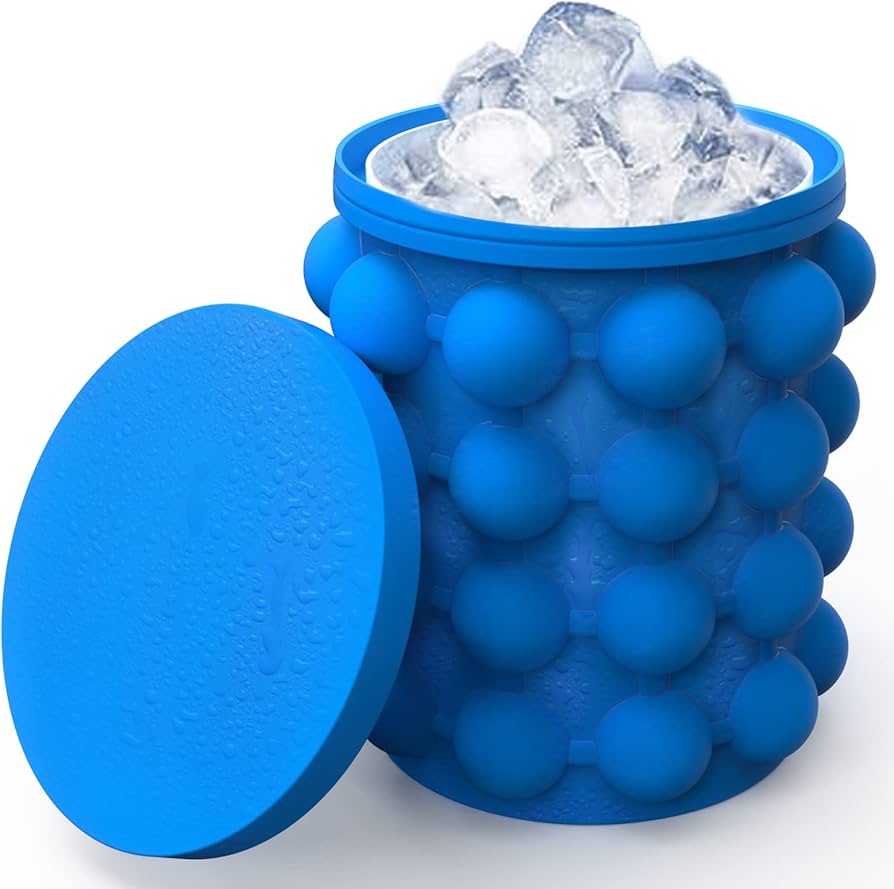 Ice Cube Maker 120 Cubes Double Chamber Silicone
