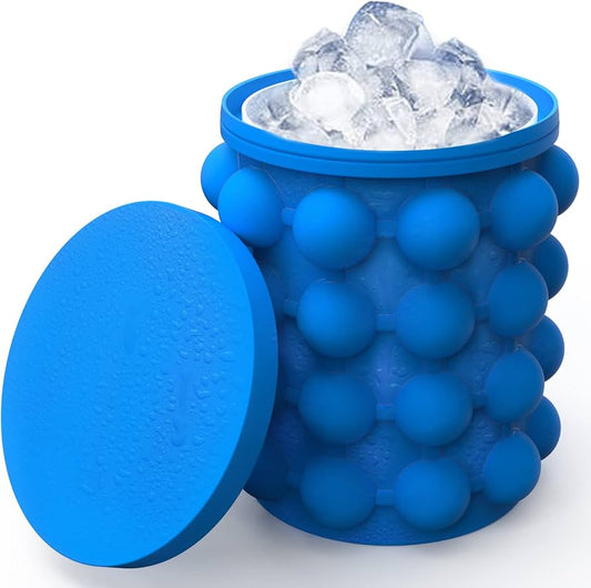 Ice Cube Maker 120 Cubes Double Chamber Silicone
