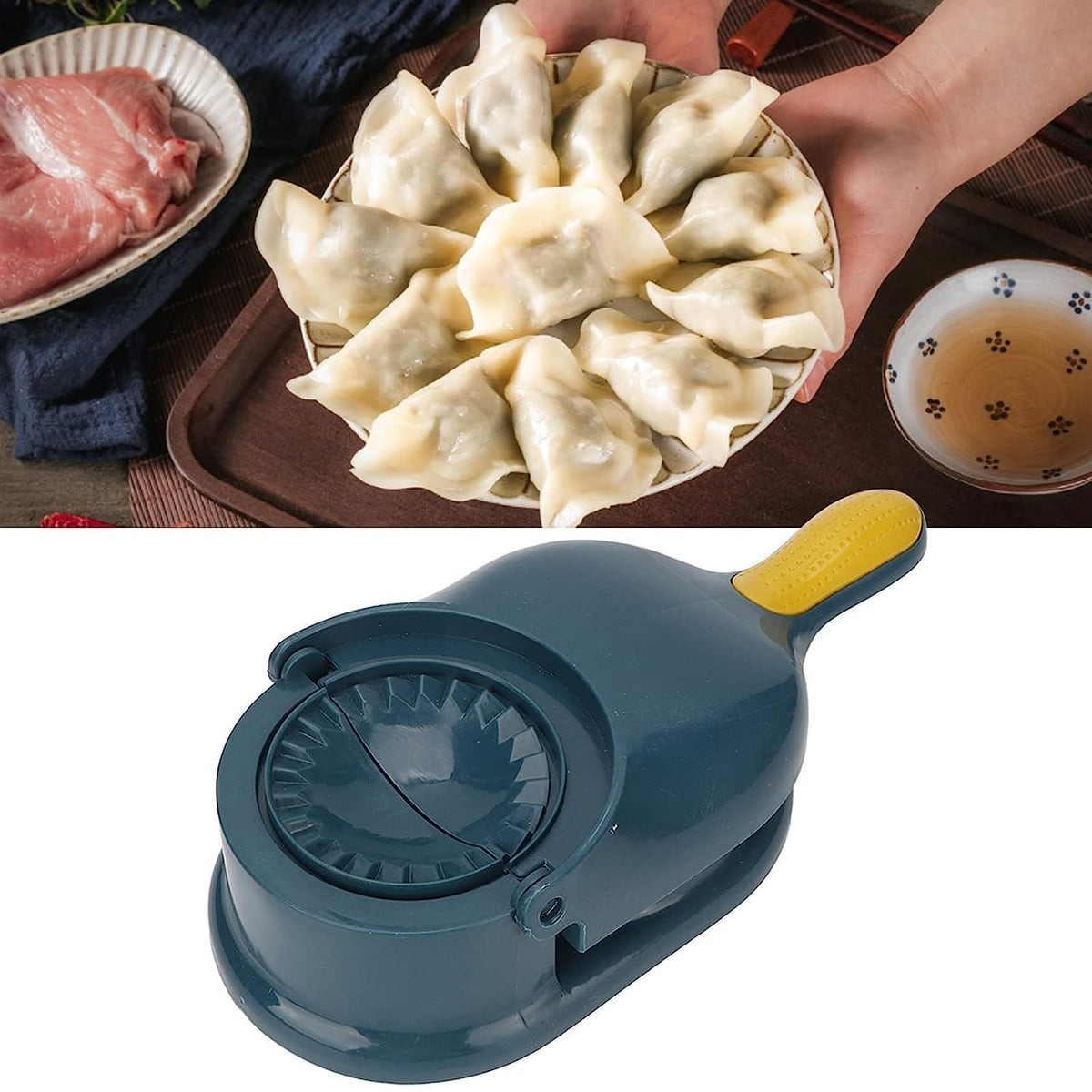 2 in 1 Dumpling and Samosa Press, Momo Maker, Gujiya Maker Machine
