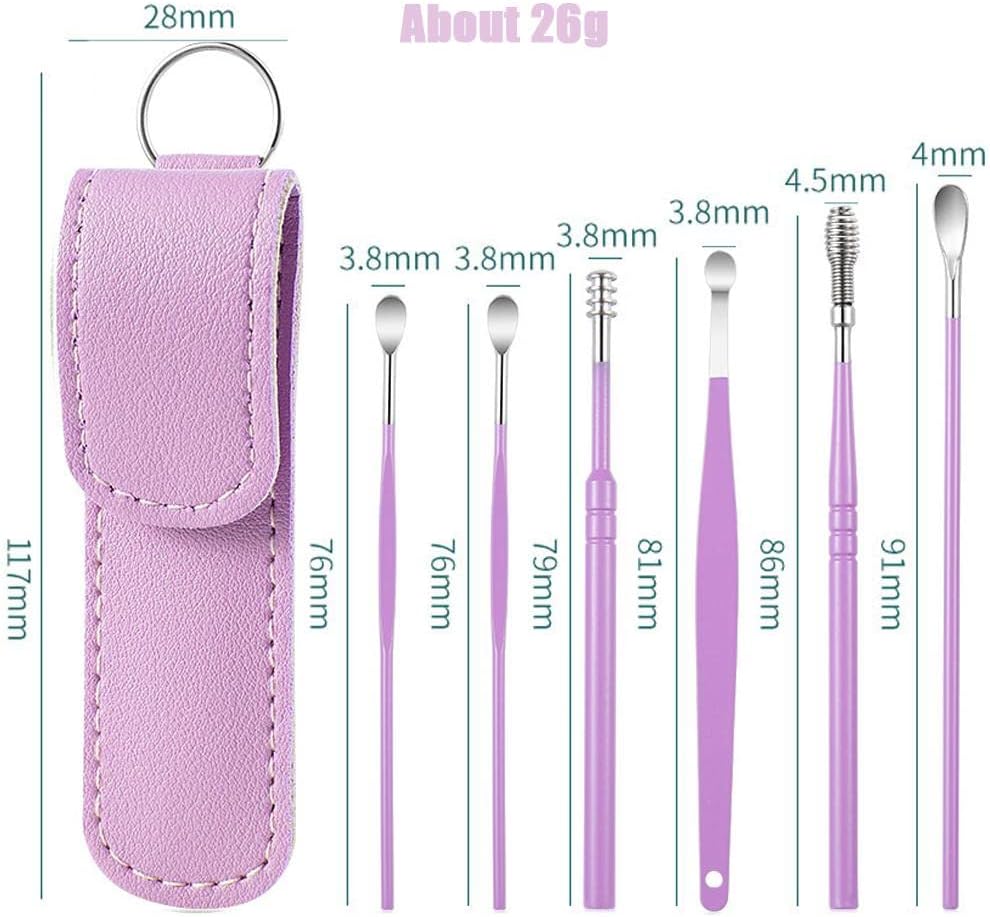 6 pcs Ear Wax Removal Kit-Stainless Steel Tool
