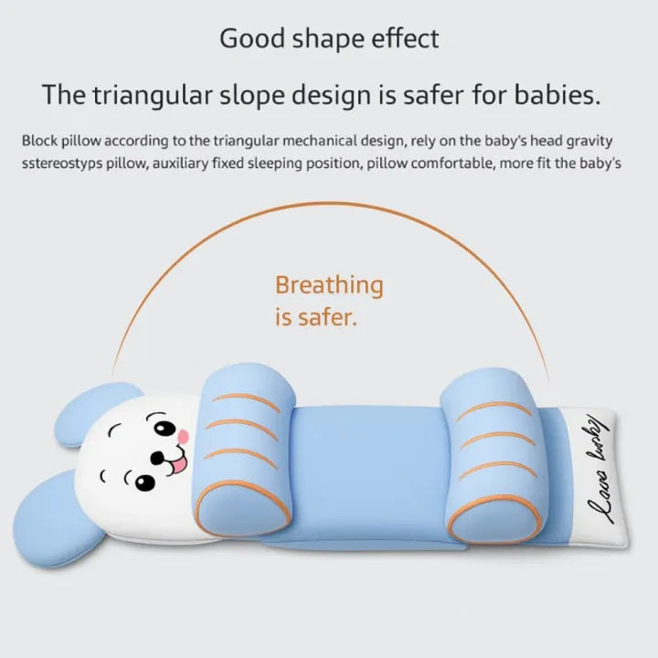 Adjustable Baby Sleeping Support Pillow – Anti-Roll Cushion & Neck Protection TrendyHut