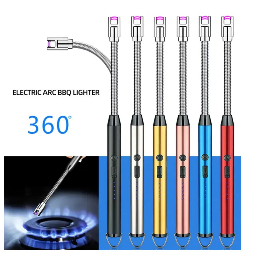 Electric Rechargeable Lighter – Windproof & Flameless