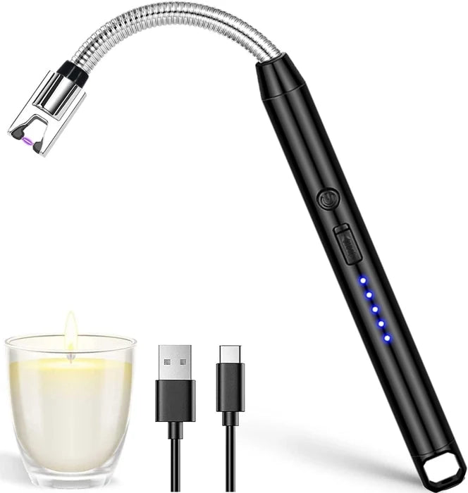 Electric Rechargeable Lighter – Windproof & Flameless