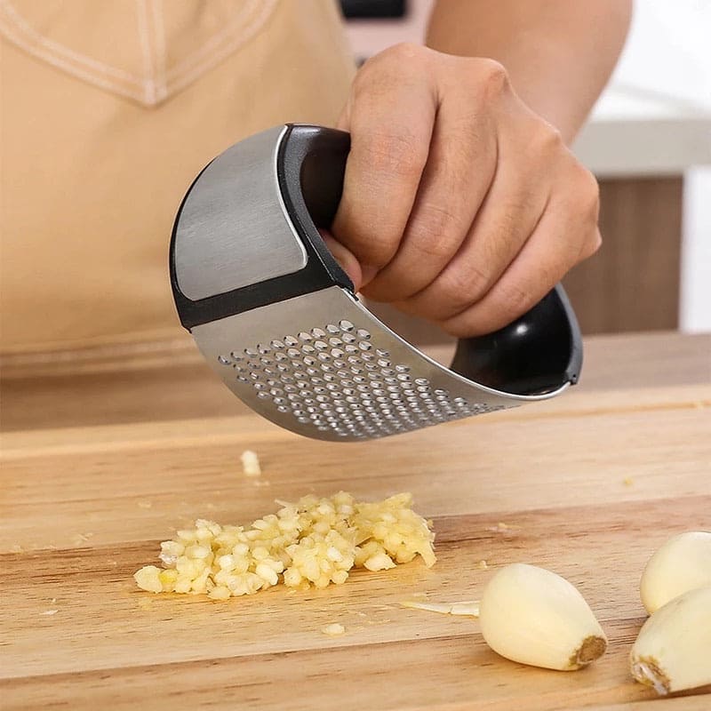 Stainless Steel Garlic Crusher