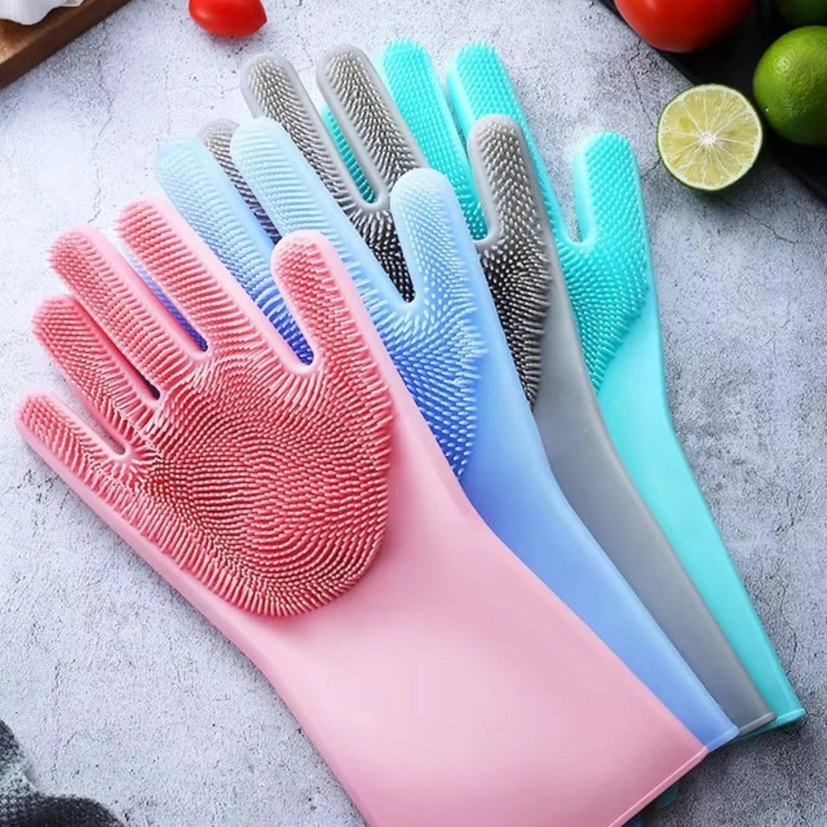 Silicone Dishwashing Cleaning Gloves