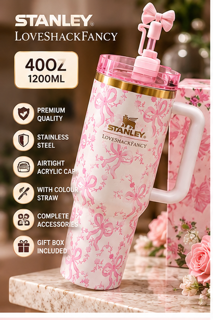 Stanley x LoveShackFancy 40oz Quencher Tumbler