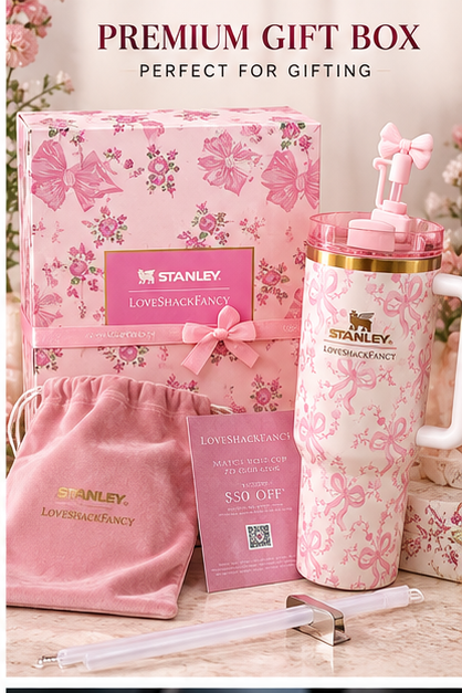 Stanley x LoveShackFancy 40oz Quencher Tumbler