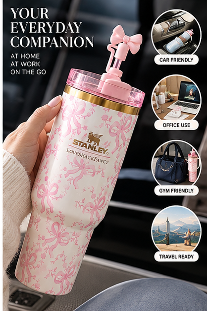 Stanley x LoveShackFancy 40oz Quencher Tumbler